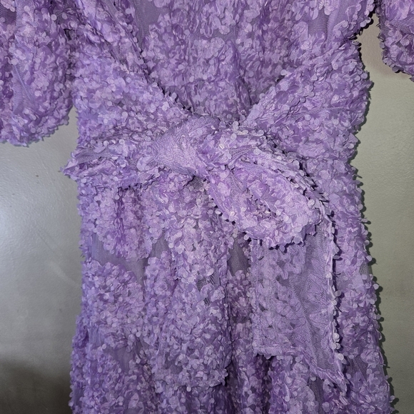 Eloquii Lilac Lace Mini Dress - Picture 7 of 11